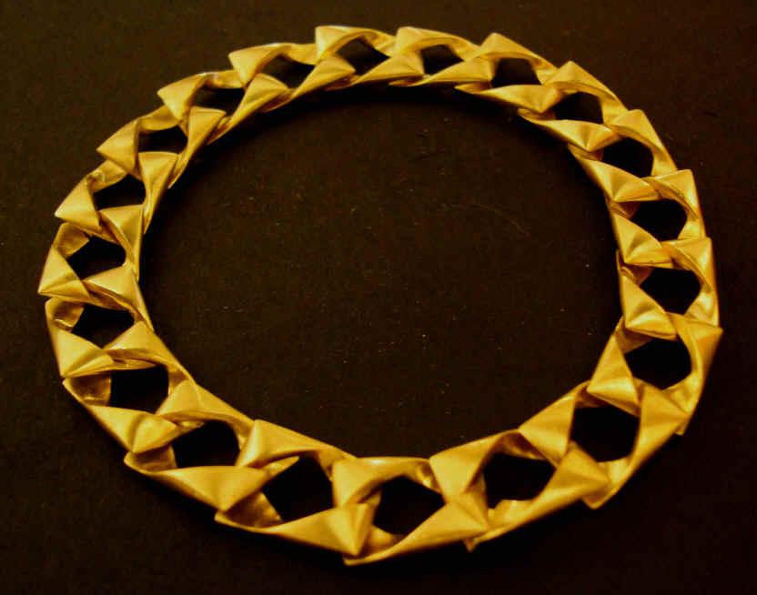 pulsera cadena oro